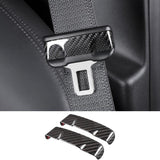 [Real Carbon Fiber] Seat Belt Fascia Cover For Model 3/Y Accessories (2017-2023) - TESLAUNCH