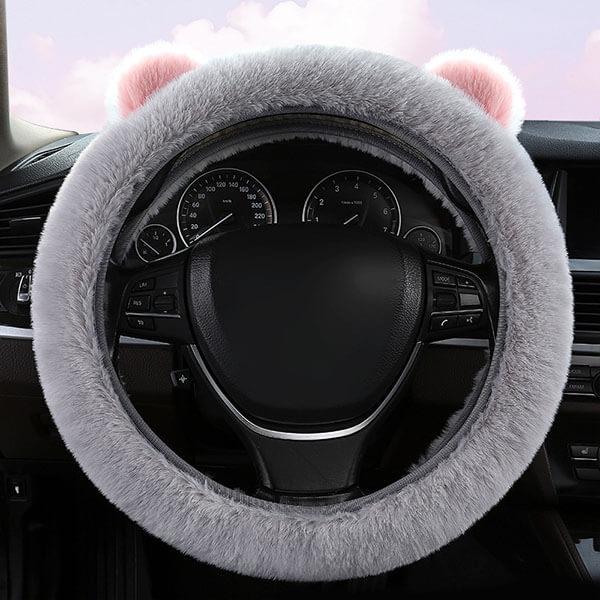 Bear-Shaped Steering Wheel Protector for Tesla Model 3/Y/S/X - T-Launch