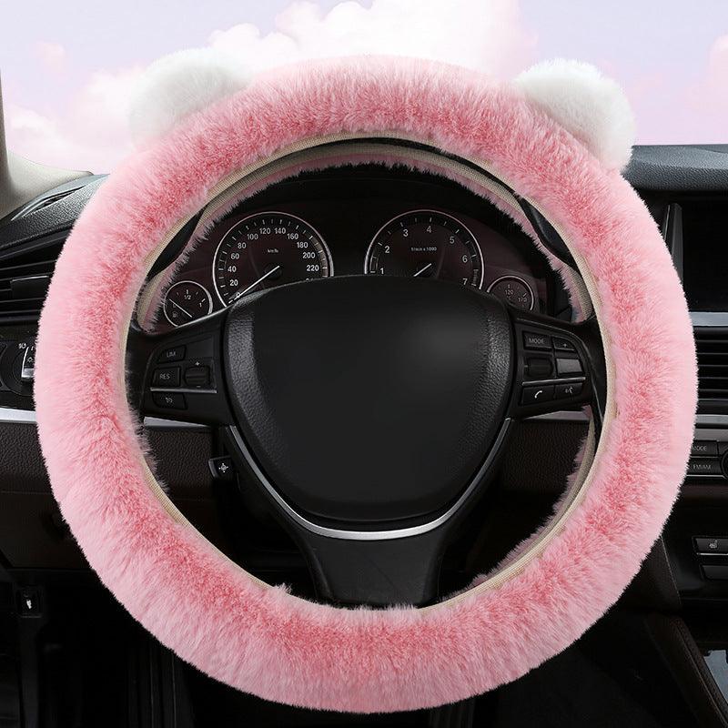 Bear-Shaped Steering Wheel Protector for Tesla Model 3/Y/S/X - T-Launch