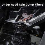 Under Hood Rain Gutter Filters For Tesla Model Y Accessories (1 Pair) (2020-2023) - TESLAUNCH