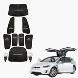 Tesla Model X(2015-2023) Privacy And Thermal Insulated Sunshades Curtains Opaque Sun Visor for Camping and Daily Use