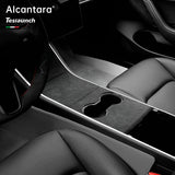 Alcantara Center Console Cover For Tesla Model 3/Y (2017-2023)