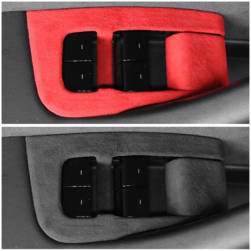 Tesla Alcantara Window Switch Button Cover For Model 3/Y (2017-2023)