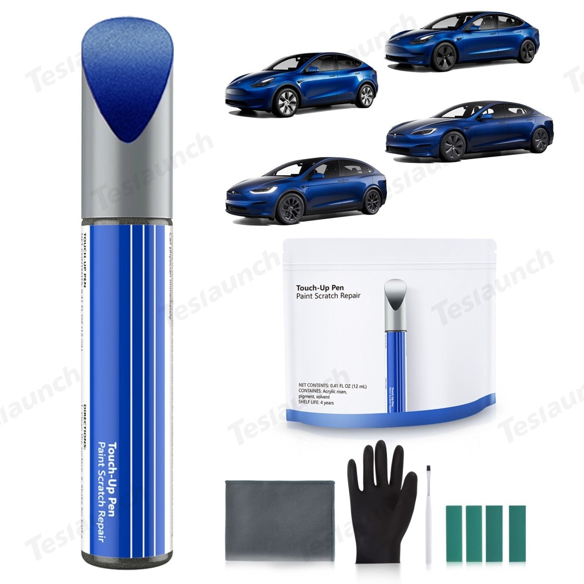 Car Body Color Paint Repair Pen Kit for Tesla Model 3/Y/S/X - OEM Original Touch Up Paint Pen - T-Launch