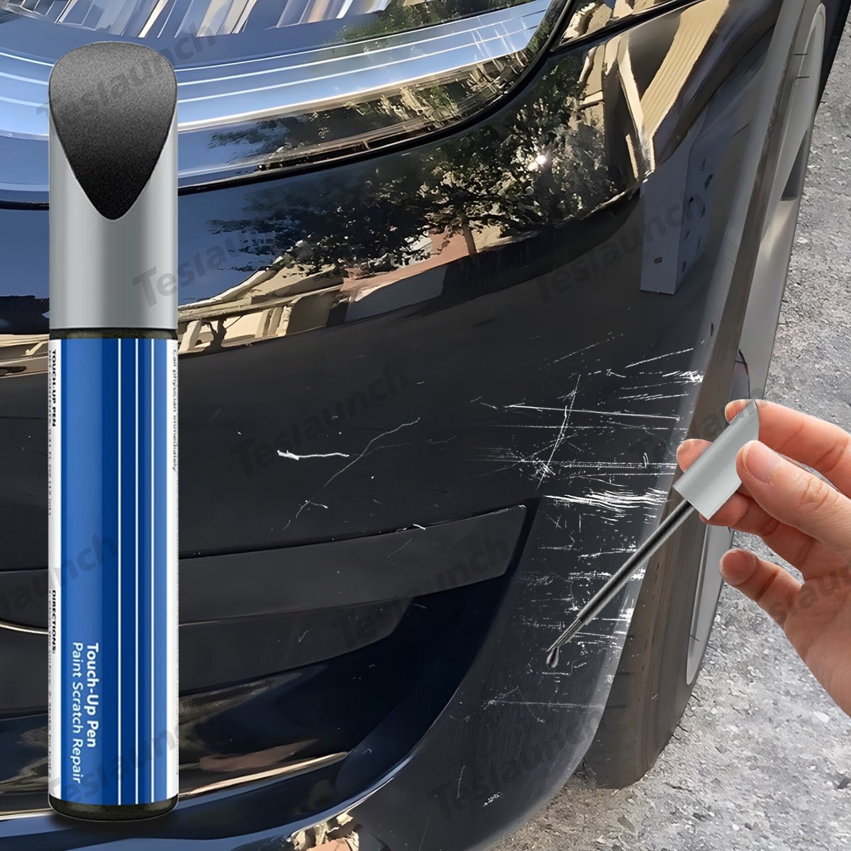 Car Body Color Paint Repair Pen Kit for Tesla Model 3/Y/S/X - OEM Original Touch Up Paint Pen - T-Launch