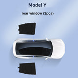 Tesla sidofönster spårrutschbana Sekretessgardin solskydd för modell 3/Y