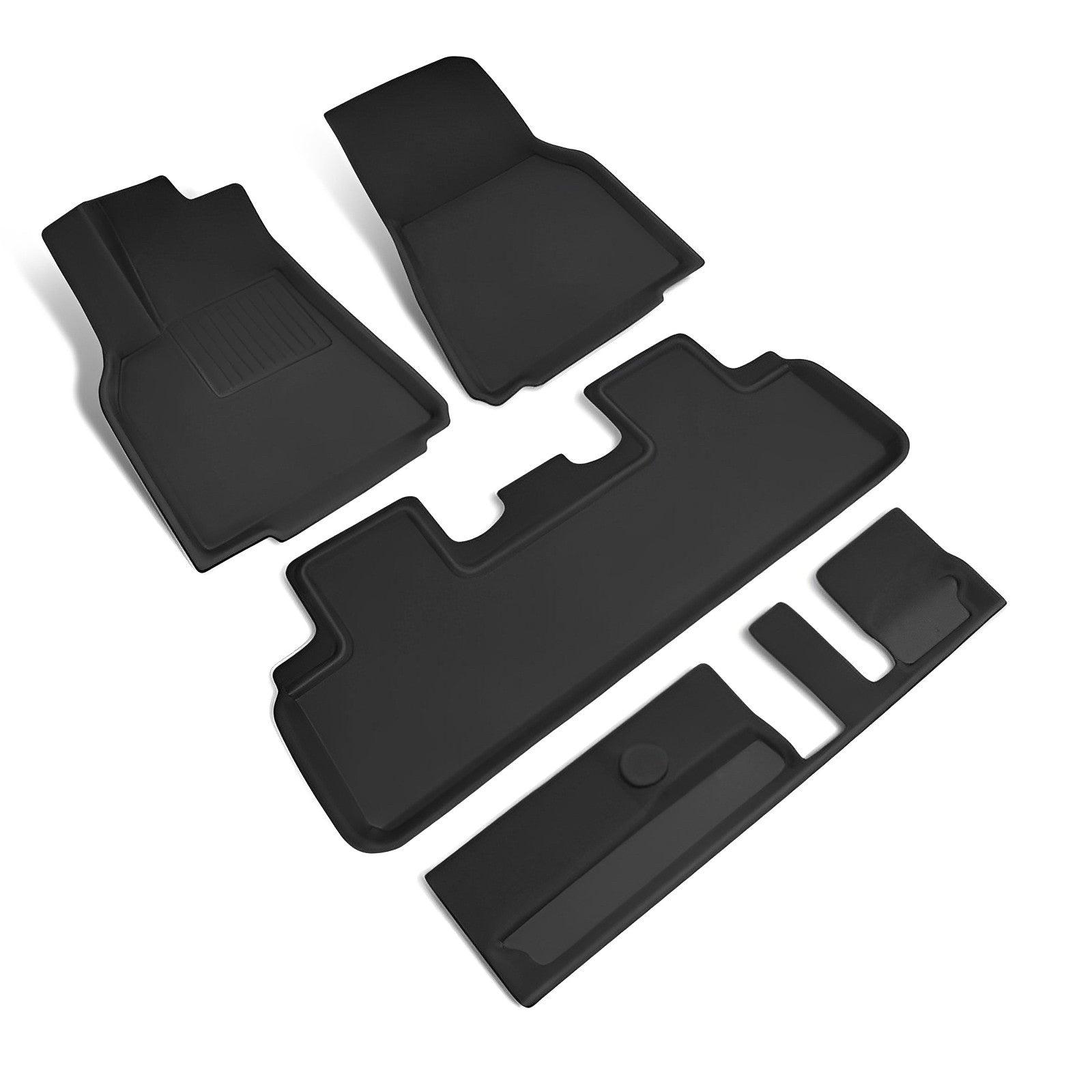 Custom-Fit Floor Mats And Liners 3D Lamination Cutting All-Weather For Tesla Model Y (2020-2023)