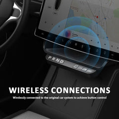 Central Control One-Click Gear Shifting Physical Button Storage Box for Tesla 2024+ Model 3 Highland - T-Launch