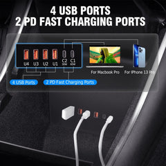Central Control USB Data Recovery Module Hub for 2021-2023 Tesla Model 3/Y - T-Launch