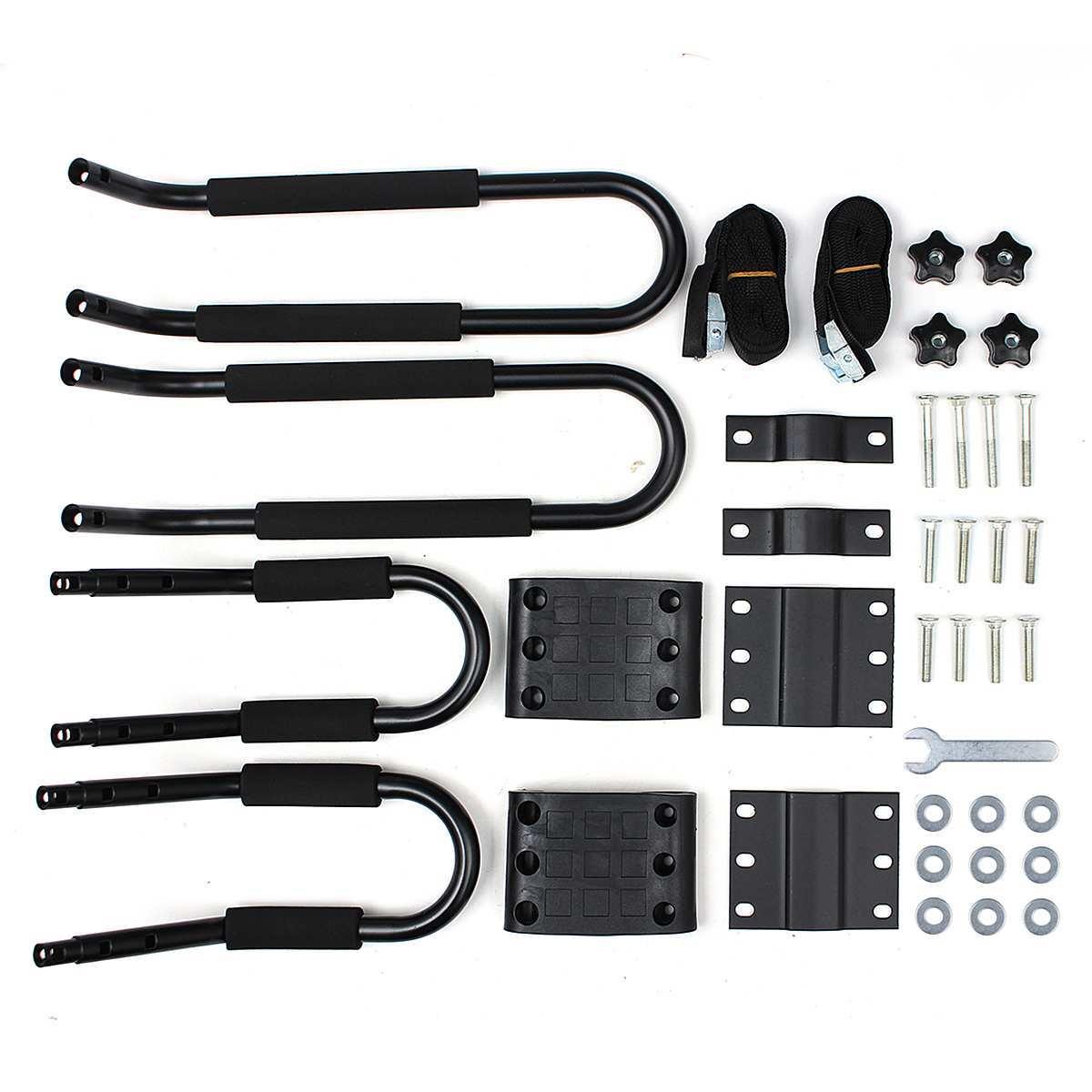 Tesla Crossbar Kayak Canoe Rack Adapters For Model S/X/3/Y (2012-2023) - TESLAUNCH
