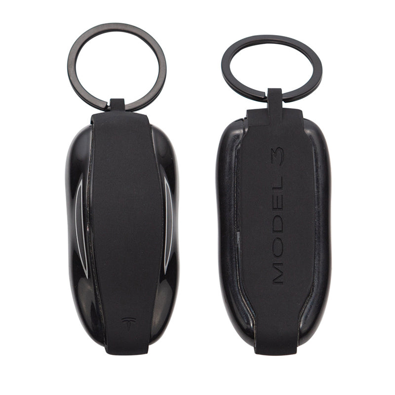 Tesla Silikon-Schlüsselschutz für <tc>Model</tc> 3/Y/S/X-Schlüssel – Schlüsselanhängerhalter