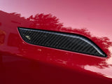 Model S dørhåndtag overlay (sæt med 4) (ABS / ægte kulfiber) (2012-2020)