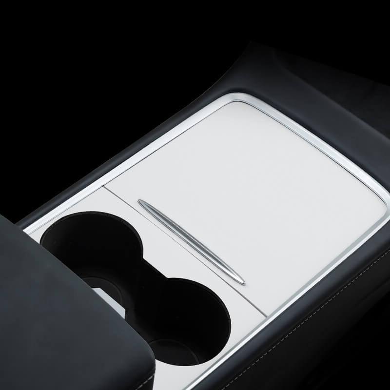 Tesla Model 3 Paneele Mittelkonsole Mattschwarz Weiß Carbon Wrap Wagen  Innere Zubehör Deutschland – Mein Tesla Zubehör