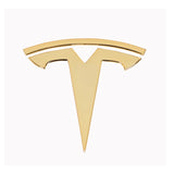 "T" Emblem Front & Rear Badge Decal Wrap For Tesla All Models (1 pair) (2012-2023)