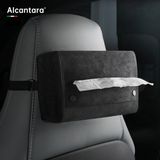 Tesla Alcantara Tissue Box för modell 3/Y/X/S