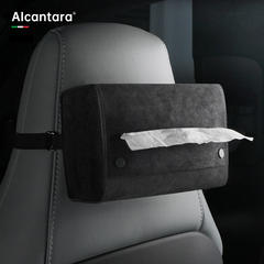 Alcantara Tissue Box varten Tesla Model 3/Y/X/S
