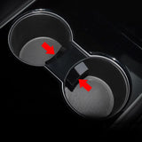 Model 3/Y Cup Holder Limiter Insert, Water Cup Slot Stabilizer Clip Non-Slip for Tesla(2017-2020)