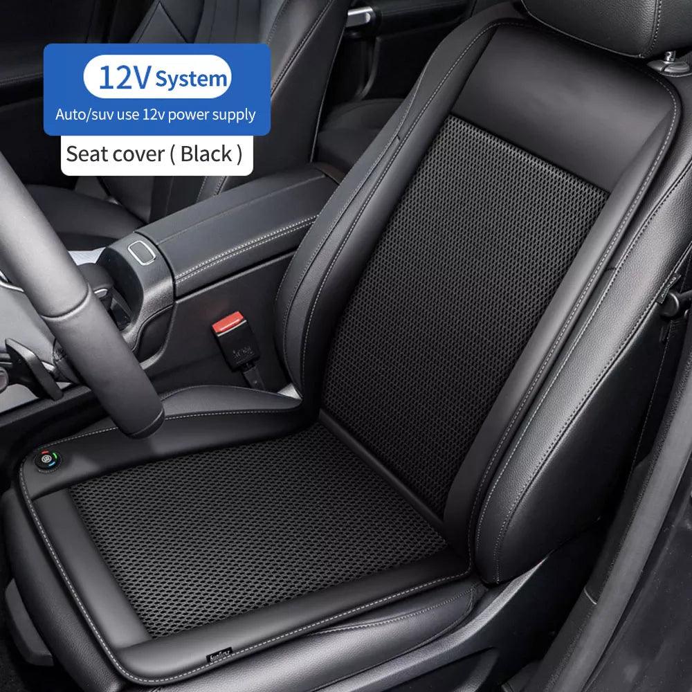 12V Summer Car Cooling Seat Cushion With Fans Ventilation