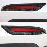 Fog Light Rear Taillights Cover For Model 3/Y Protective Film Covers (Carbon Fiber Pattern ABS) (1 pair) (2017-2023) - TESLAUNCH