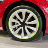 Bande de protection de jante de roue Tesla pour <tc>Model</tc> 3/Y/S/X (4 roues)