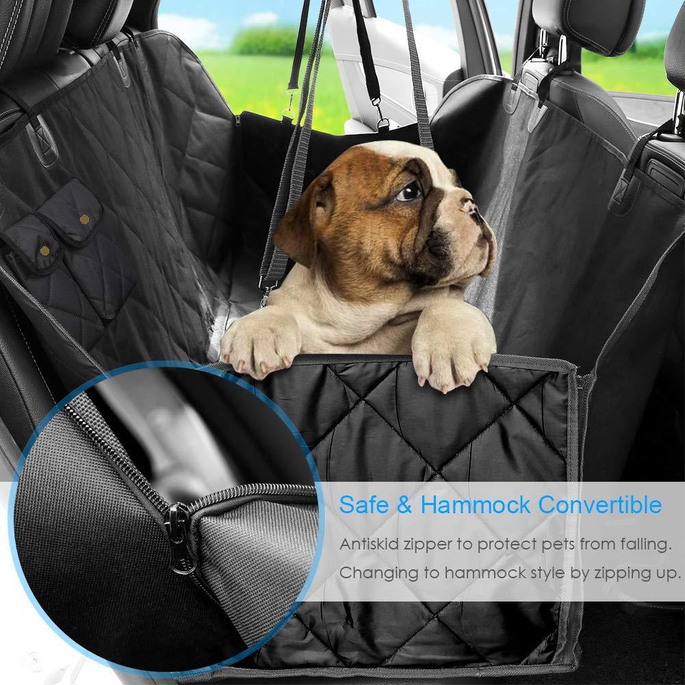 Dog Seat Cover For Pets 100% Waterproof For Tesla Model S3XY - Visible Mesh Window - T-Launch