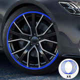 Protetor de aro da roda de liga de alumínio - Fits All Cars (4pcs)