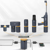 <tc>Teslaunch</tc> x BAYU All-in-One-Multifunktions-Auto-Set – Autowaschanlage, Luftpumpe, Staubsauger, Blend-Taschenlampe, Handy-Ladegerät