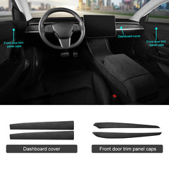 Akcesoria Alcantara dla Tesla