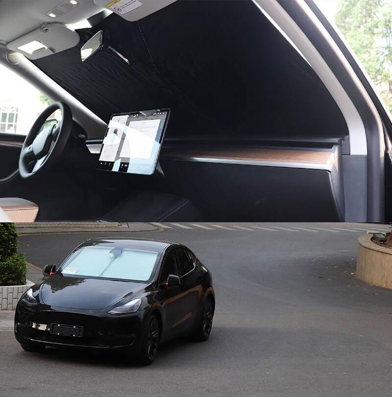 Tesla Model 3 Y Foldable Windshield Sun Visor Shade 2017 2022