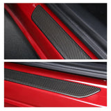 [Real Carbon Fiber] Door Sill Covers Protector For Tesla Model 3/Y (2020-2023) - TESLAUNCH