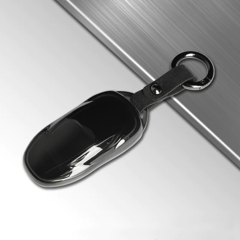 Model 3/Y/S/X Transparente Silikon-Schlüsselschutzhülle –  Schlüsselanhänger-Abdeckung – TESLAUNCH
