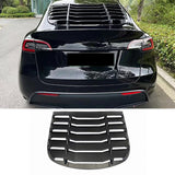 Tesla Rear Window Louver for Model Y- Modified Rear Shutters and Rear Sunshade Decoration
