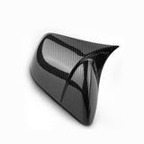 Tesla Model 3 GT Style Carbon Fiber Mirror Caps (Carbon Fiber Pattern ABS) (1 pair) (2017-2023) - TESLAUNCH
