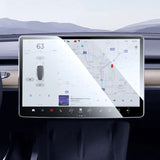 Dashboardscherm en schermbeschermer voor de tweede zitrij, geharde film, dekt volledig af voor Tesla 2024 Model 3 Highland