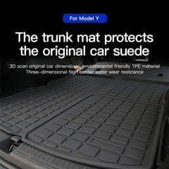 Tesla Model Y Front Trunk Mat Frunk Cargo Liner - 3D Lamination Cutting (2020-2023) - TESLAUNCH
