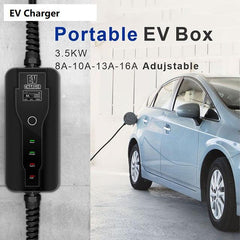 Tesla Portable Charger 16A/32A Adjustable Mode 2 Level 2 Household Waterproof EV Charger For Model S/X/3/Y (2012-2023) - TESLAUNCH