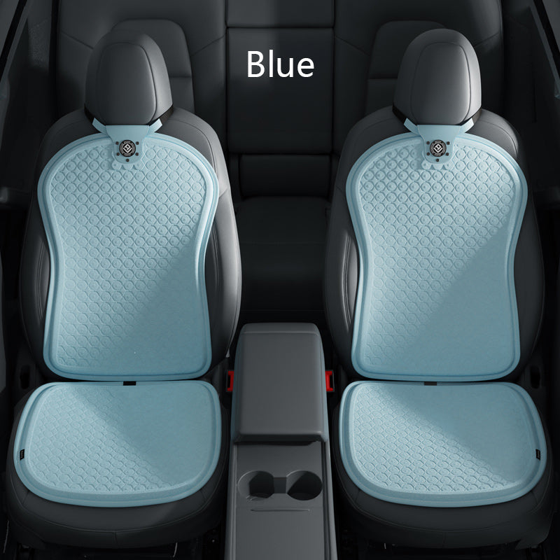 EVAMPIFY Tesla Summer Cool Seat Cushion (Fits All Cars), Blue / Rear Seat Cushion (1 Pc)
