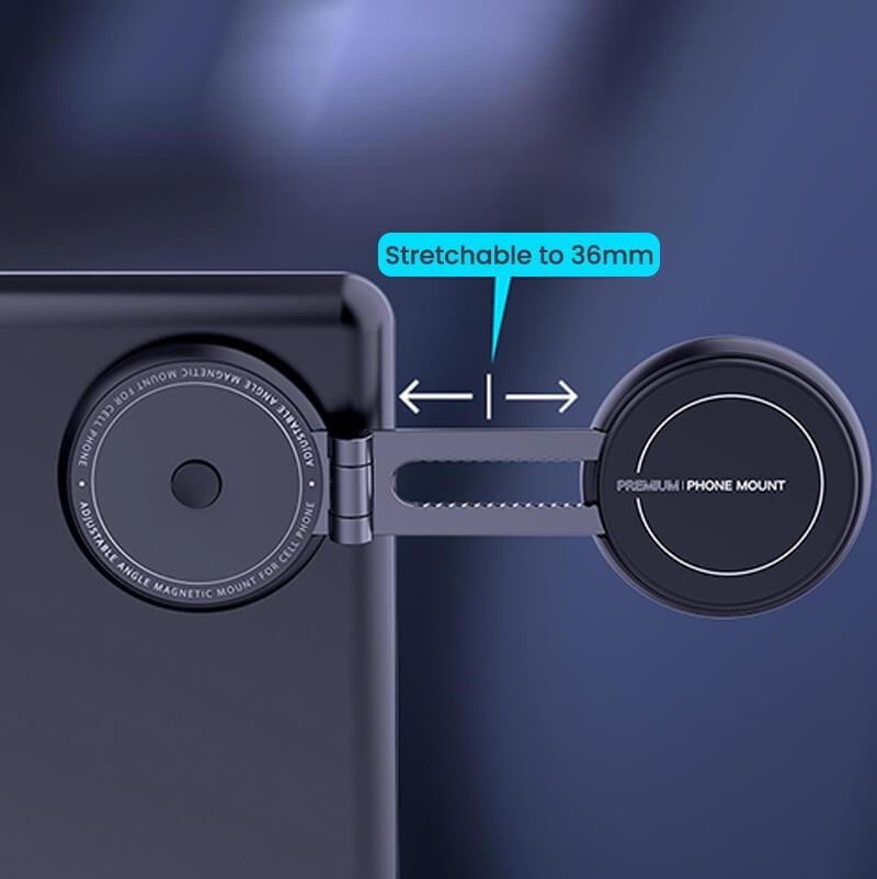 Foldaway Phone Mount Holder With MagSafe For Tesla Model 3/Y (2017+) - T-Launch