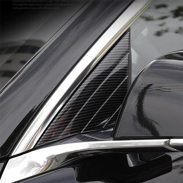 Front Triangular Window Cover For Model 3 (2017-2023) - TESLAUNCH