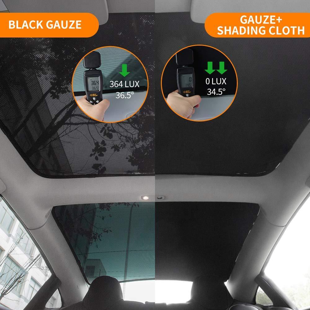 Glass Roof / Sunroof Sunshade for Tesla Model 3(2017-2020) Sun Visor Accessories - T-Launch
