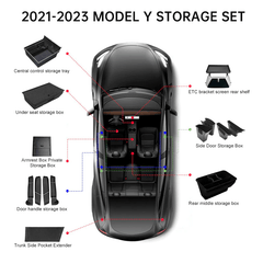 Interior Organizer Set for 2021-2024 Tesla Model Y - T-Launch