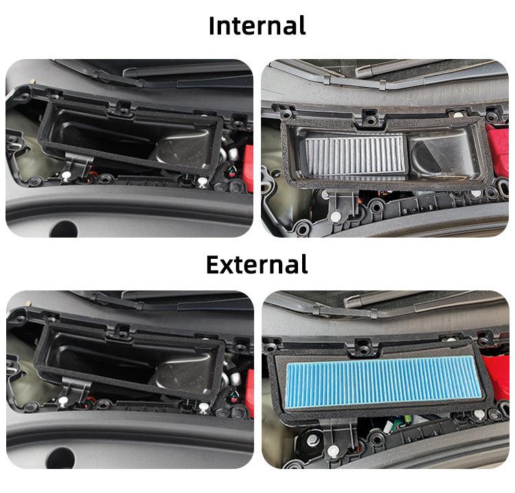 Tesla Model 3 2021-2023 Air Intake Filter External and Internal For Tesla Maintenance - TESLAUNCH