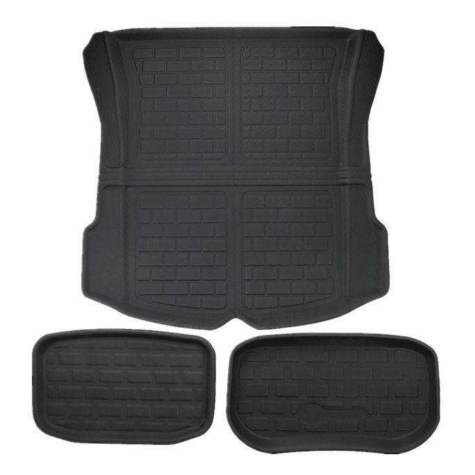 Tesla Model 3 Front Trunk Mat Frunk Cargo Liner - 3D Lamination Cutting (2017-2023) - TESLAUNCH