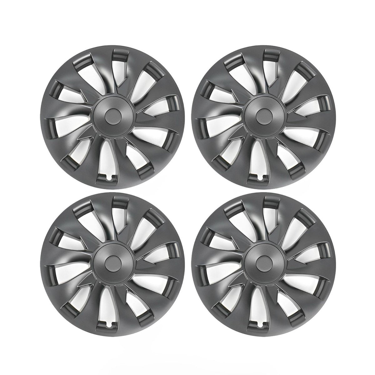 Model 3 Induction Style Wheel Hubcap - 18" Performance Style Wheel Hub Caps (4 Pcs) for Tesla - T-Launch