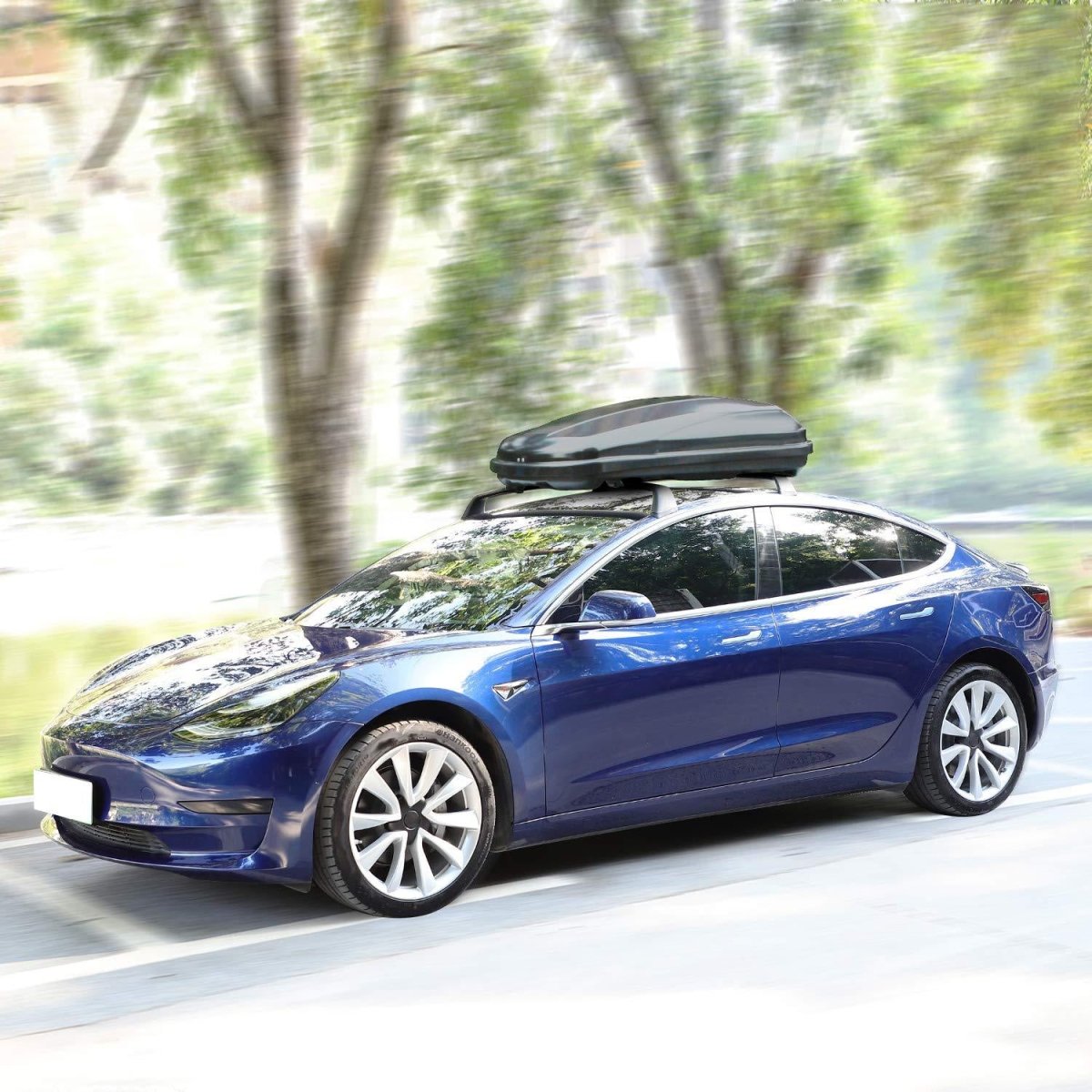 Model 3 & Model Y Aluminum Roof Rack Cargo Cross Bars (Set of 2) for Tesla (2017+) - T-Launch