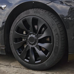 Model 3 Performance Style Wheel Hub Caps - 18" Uberturbine Style Wheel Hubcap (4 Pcs) for Tesla - T-Launch