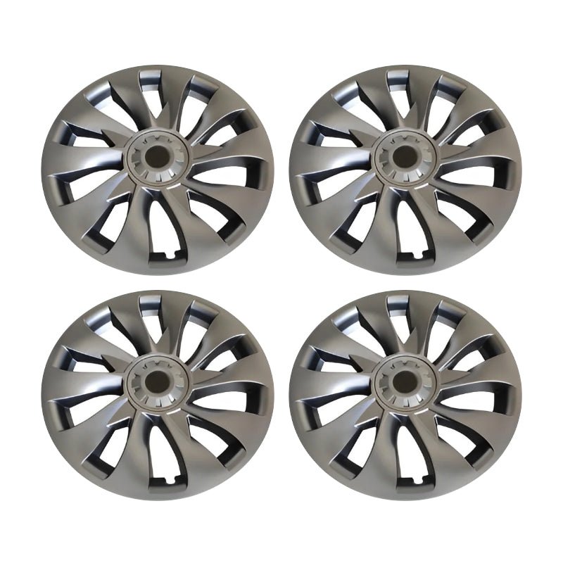 Model 3 Performance Style Wheel Hub Caps - 18" Uberturbine Style Wheel Hubcap (4 Pcs) for Tesla - T-Launch