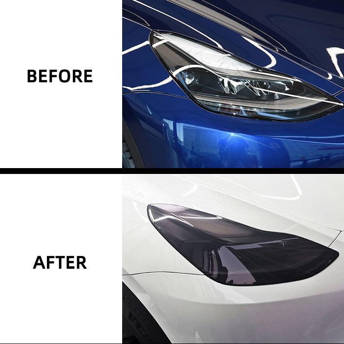 Model 3 & Y Headlight Protection Film (1 Pair) - Smoked (2017-2023) - T-Launch