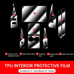 Model 3/Y (2017+) TPU interior Protective Film for Tesla - T-Launch