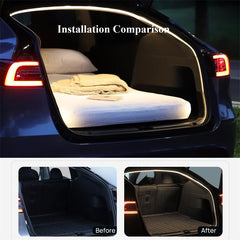 Model 3/Y (2021+) Trunk LED Ambient Lighting Strip for Tesla - T-Launch